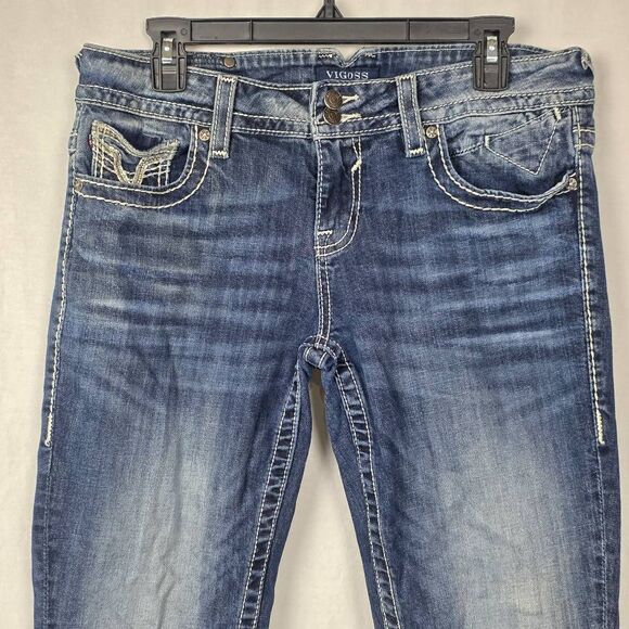 Vigoss The Dallas Slim Boot Jeans Size 9/10 - Picture 6 of 11